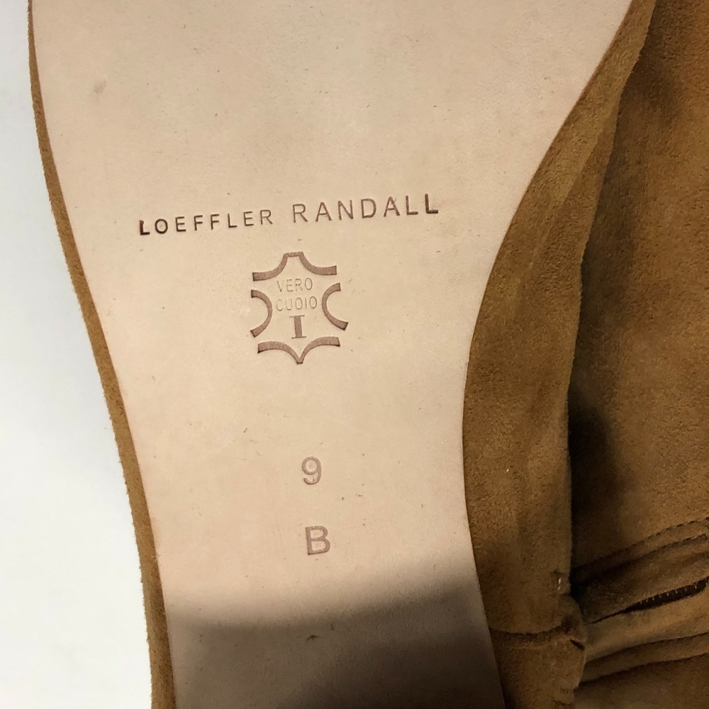 LOEFFLER RANDALL Suede Carter Camel Ankle Boots - Picture 8 of 8